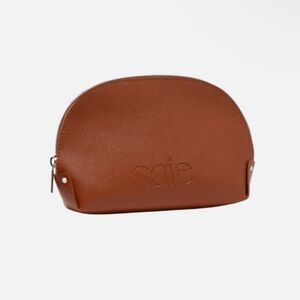 Saie Cosmetic Pouch / NEW / Brown